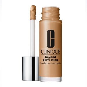 NEW CLINIQUE BEYOND PERFECTING FOUNDATION + CONCEALER IN SHADE CN90 SAND